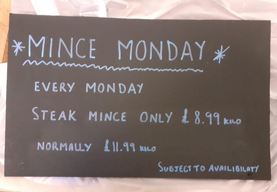 Monday Madness from The Surrey Butchers
