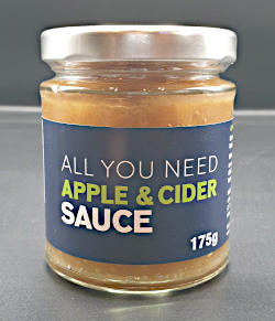 The Surrey Butchers Gourmet British Condiments – Apple & Cider Sauce – 175g