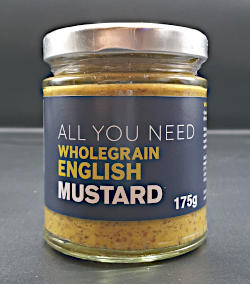 The Surrey Butchers Gourmet British Condiments – Wholegrain English Mustard – 175g 